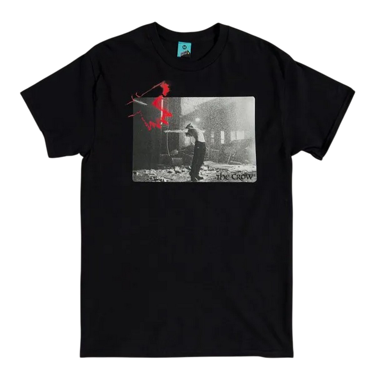 (クロウ/飛翔伝説) The Crow オフィシャル商品 It Can't Rain All The Time バックプリント 半袖 Tシャツ トップス 【海外通販】