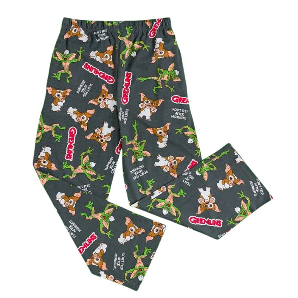 (グレムリン) Gremlins オフィシャル商品 メンズ ストライプ ギズモ パジャマパンツ ラウンジパンツ 【海外通販】