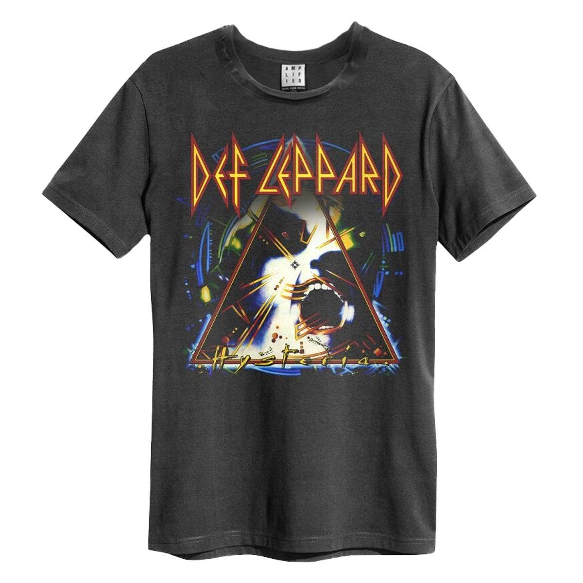 乐天商城 - (アンプリファイド) Amplified オフィシャル商品 ユニセックス デフ・レパード Tシャツ Hysteria 半袖 カットソー トップス 【海外通販】