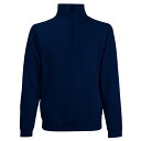 (フルーツオブザルーム) Fruit Of The Loom メンズ Premium 70/30 ジップネック 長袖 スウェットシャツ トレーナー 【海外通販】