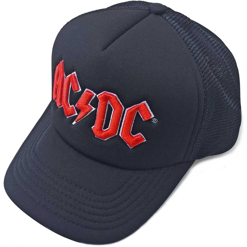 (エーシー・ディーシー) AC/DC オフィシャル商品 ユニセックス ロゴ キャップ メッシュバック 帽子 ハ..
