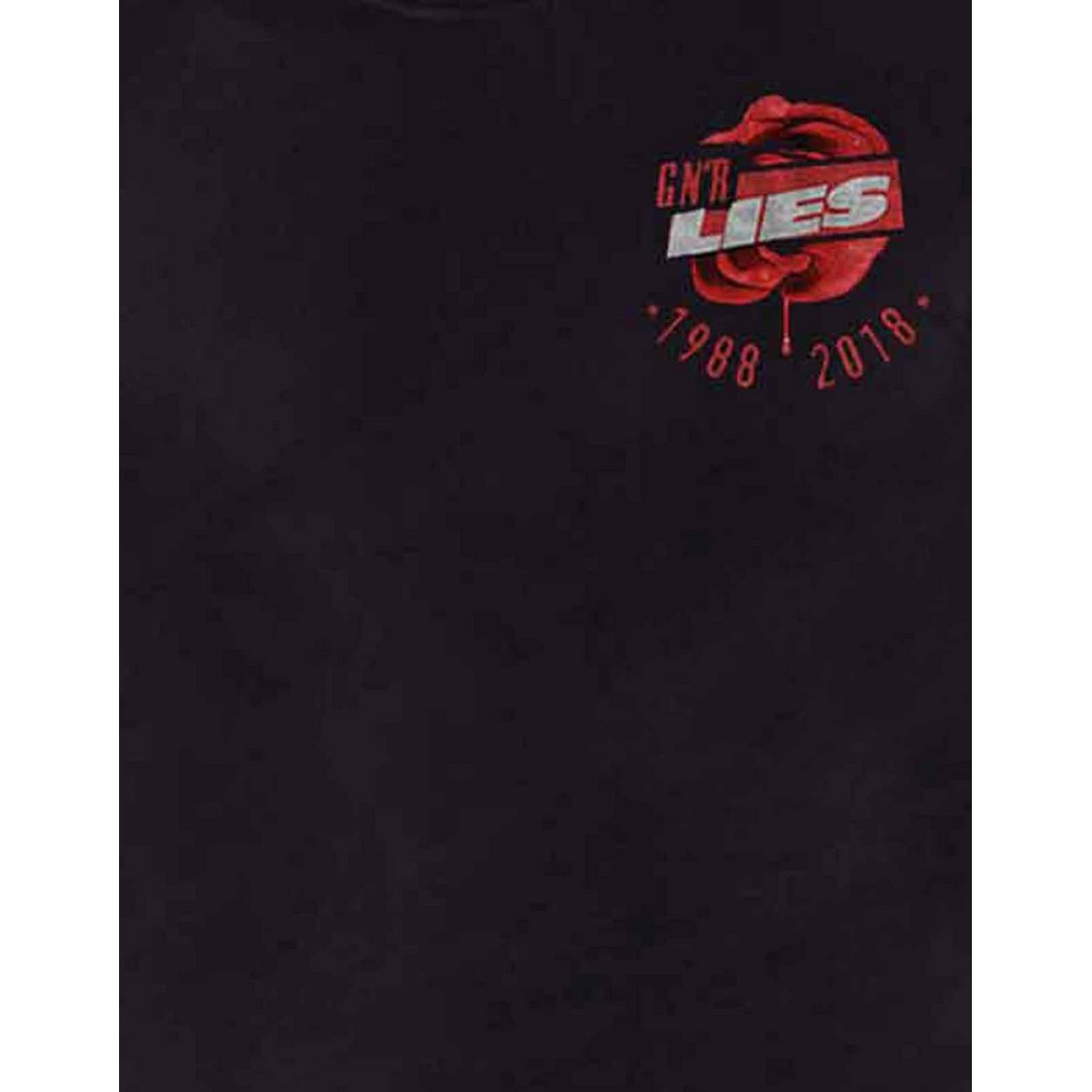 Rakuten - (ガンズ・アンド・ローゼズ) GuNs N Roses オフィシャル商品 ユニセックス Lies 30 Years Tシャツ リピート柄 半袖 トップス 【海外通販】