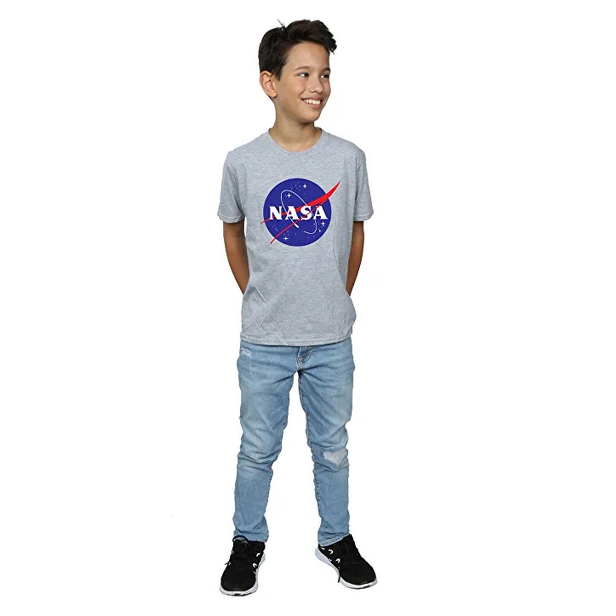 (ナサ) NASA オフィシャル商品 キッズ・子供用 Insignia ロゴ 半袖 Tシャツ トップス 【海外通販】のサムネイル