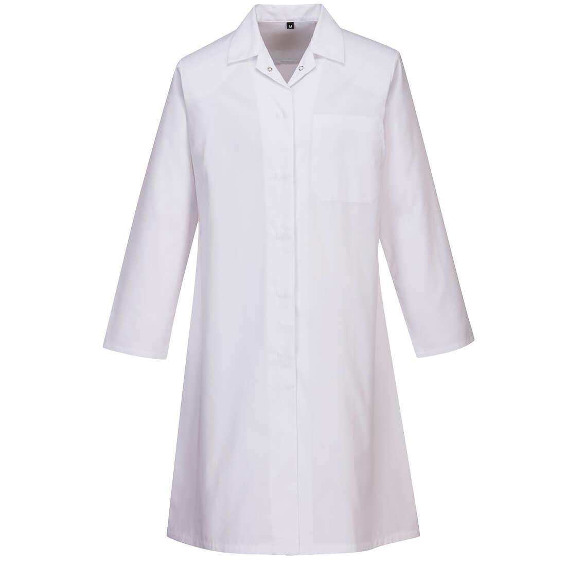 (ポートウエスト) Portwest レディース 食品産業・フード 胸ポケット 作業用 コート ジャケット 制服 ユニフォーム 作業服 【海外通販】