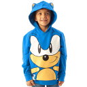 (ソニック・ザ・ヘッジホッグ) Sonic The Hedgehog オフィシャル商品 キッズ・子供 ボーイズ 3D耳付き パーカー 長袖 トレーナー 【海外通販】