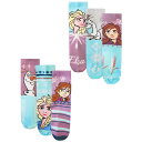 アナと雪の女王 Frozen オフィシャル商品 キッズ・子供用 靴下セット キッズソックス (6足組) 【海外通販】