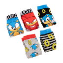 (ソニック・ザ・ヘッジホッグ) Sonic The Hedgehog オフィシャル商品 キッズ・子供 ボーイズ 靴下 子供用靴下 ソックス セット (5足組) 【海外通販】