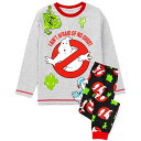 (ゴーストバスターズ) Ghostbusters オフィシャル商品 キッズ・子供 I Aint Afraid Of No Ghosts パジャマ 長袖 ズボン 上下セット 