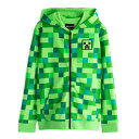 (マインクラフト) Minecraft オフィシャル商品 キッズ・子供用 フルジップ パーカー フーディー 男の子 【海外通販】