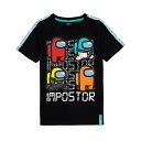 (アモング・アス) Among Us オフィシャル商品 キッズ・子供 Impostor Tシャツ 半袖 トップス カットソー 