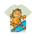 (ガーフィールド) Garfield オフィシャル商品 キッズ 子供 スケートボード Tシャツ 半袖 トップス カットソー 【海外通販】