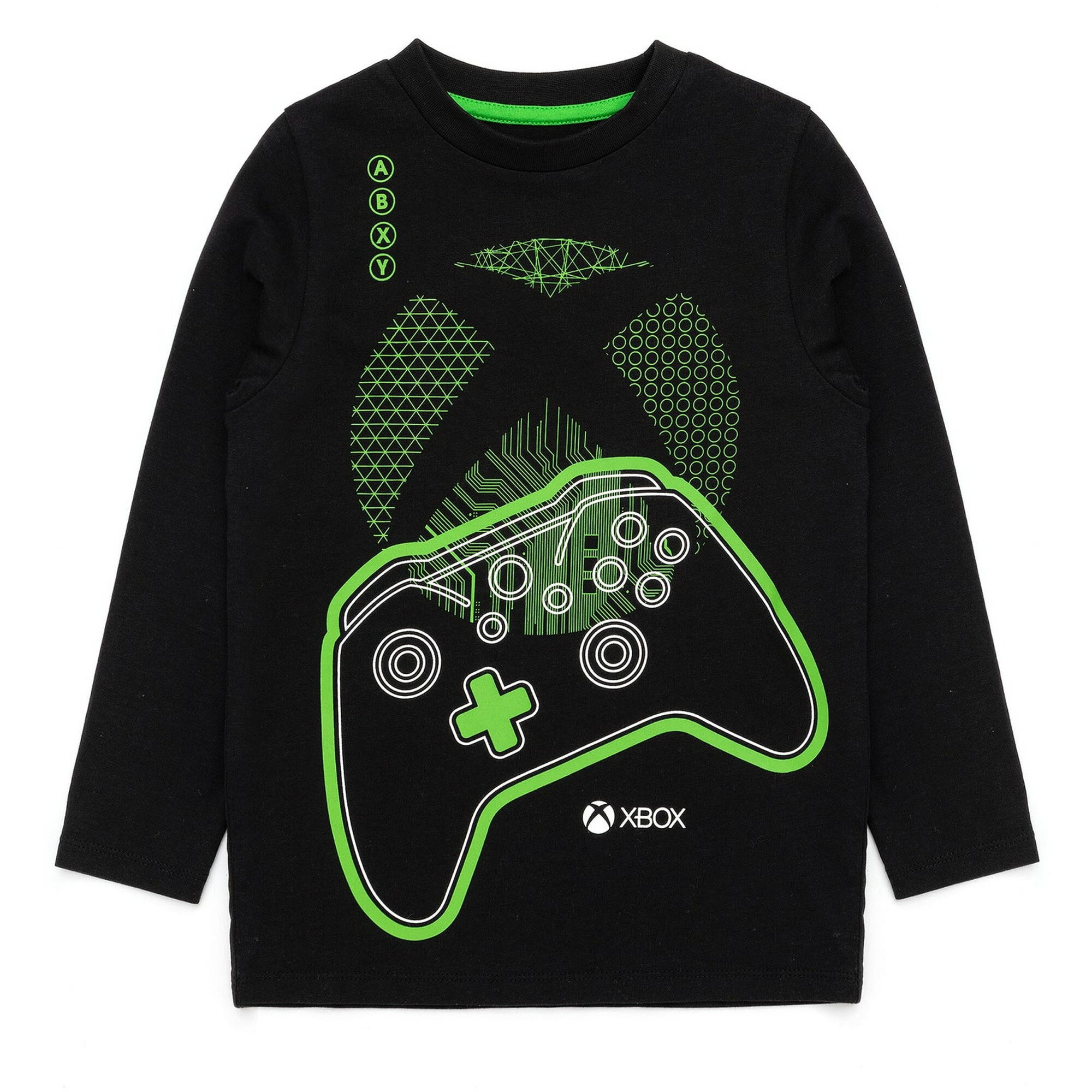 (エックスボックス) Xbox オフィシャル商品 キッズ・子供 ゲームコントローラー パジャマ 長袖 上下セ..