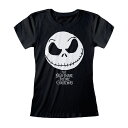 (ナイトメアー ビフォア クリスマス) Nightmare Before Christmas オフィシャル商品 レディース Jack Skellington Tシャツ 半袖 トップス 【海外通販】