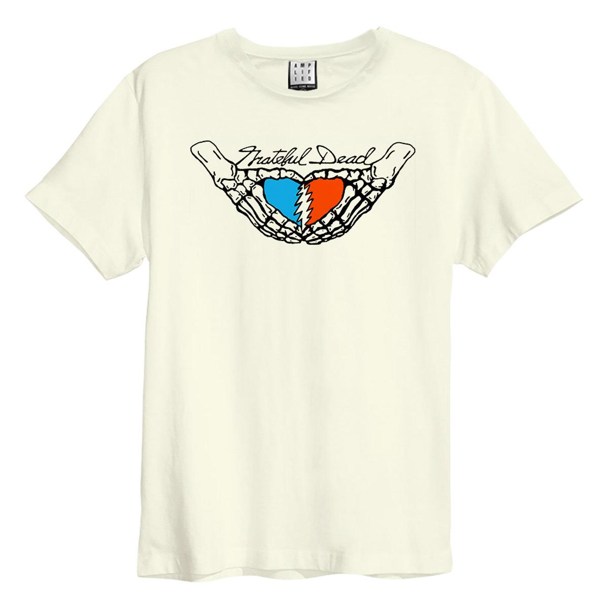 (アンプリファイド) Amplified オフィシャル商品 ユニセックス グレイトフル・デッド Tシャツ Heart Shaped 半袖 カットソー トップス 【海外通販】