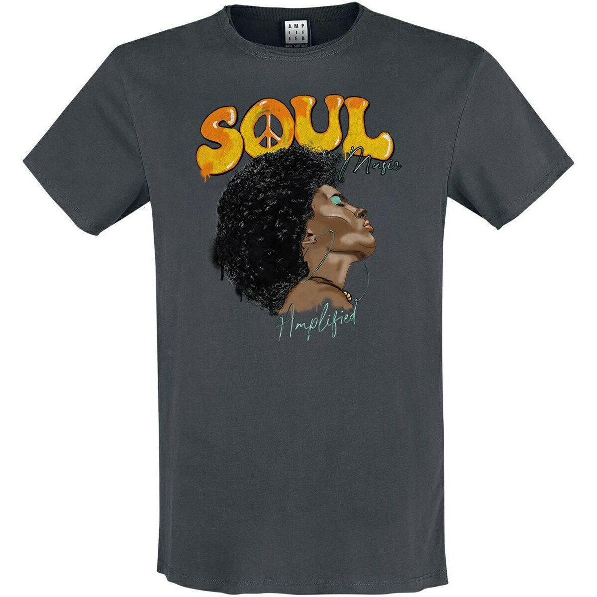 (アンプリファイド) Amplified オフィシャル商品 ユニセックス Tシャツ Soul Music 半袖 カットソー トップス 【海外通販】