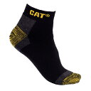 (キャタピラー) Caterpillar ユニセックス ライナー ソックス 靴下セット 作業 ワークウェア (3足組) 【海外通販】