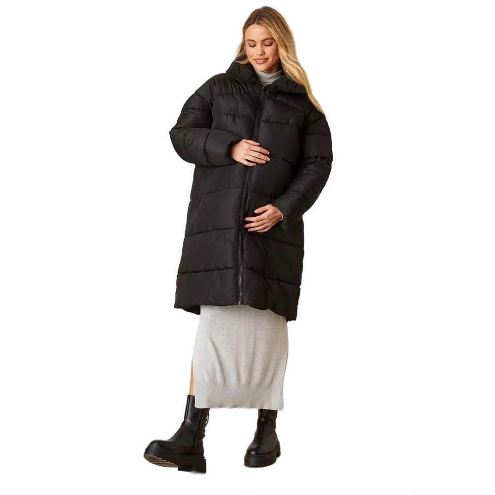 (ドロシーパーキンス) Dorothy Perkins レディース マタニティ 妊婦さん用 中綿入りコート ロングライン パフジャケット 【海外通販】
