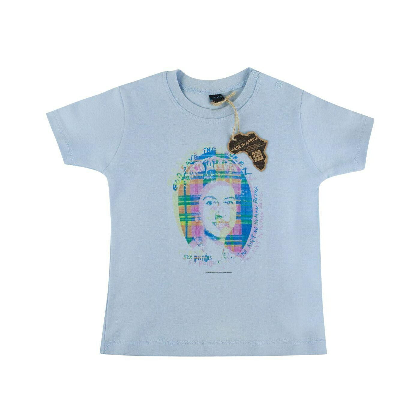 Plain - (セックス・ピストルズ) Sex Pistols オフィシャル商品 ベビー・赤ちゃん Tartan Queen Tシャツ 半袖 トップス 【海外通販】