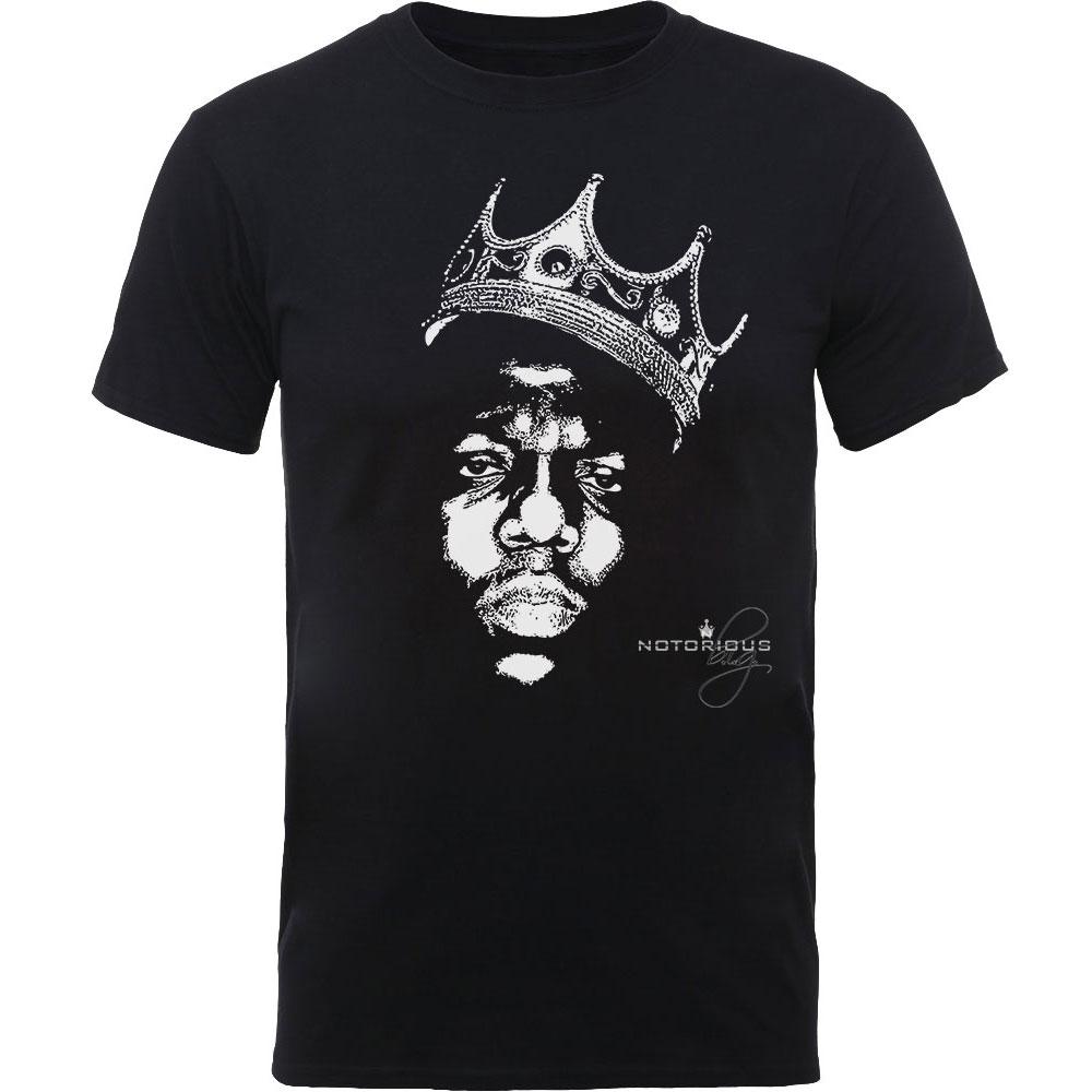 (ノトーリアス・B.I.G.) Notorious B.I.G. オフィシャル商品 ユニセックス Crown Tシャツ 半袖 トップス 【海外通販】