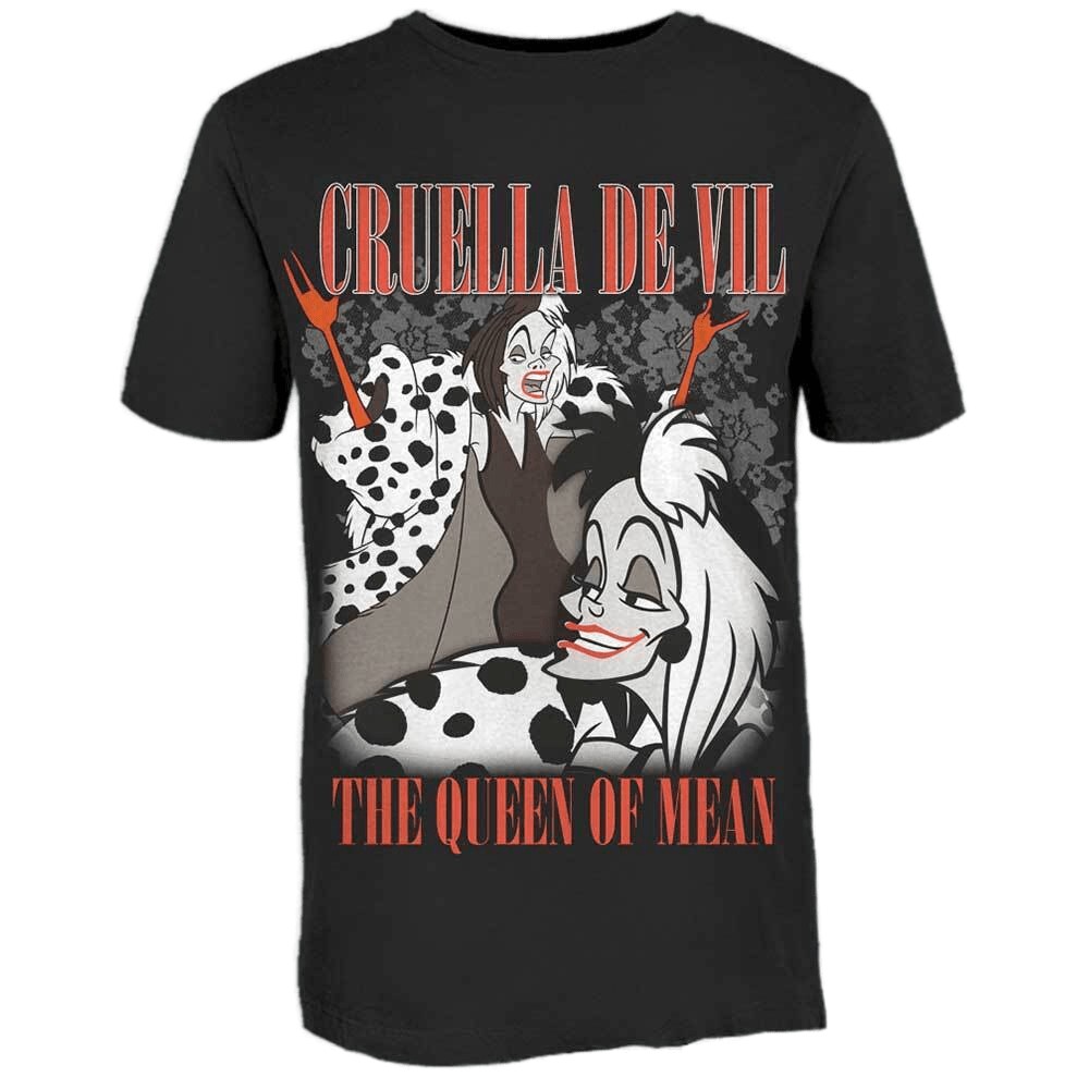 (101匹わんちゃん) 101 Dalmatians オフィシャル商品 ユニセックス Homage Cruella De Vil Tシャツ 半袖 トップス 【海...
