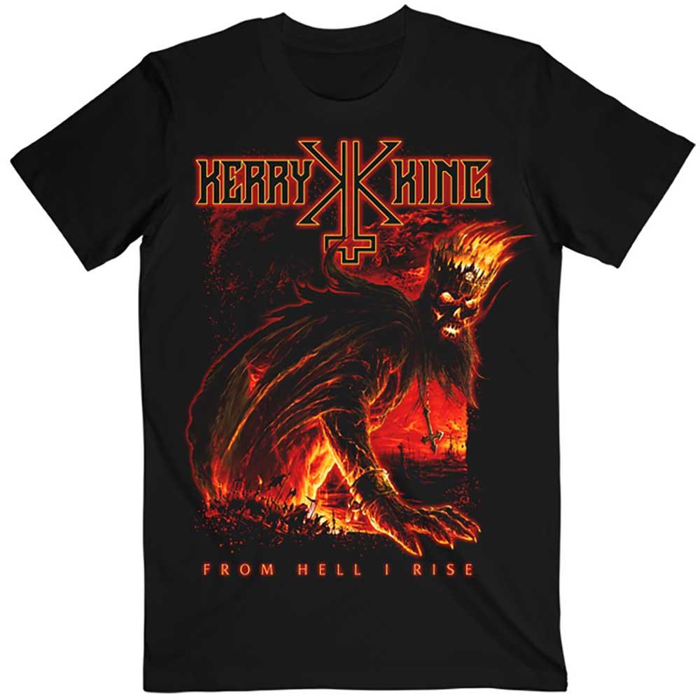 (ケリー・キング) Kerry King オフィシャル商品 ユニセックス From Hell I Rise Tシャツ Hell King 半袖 トップス 【海外通販】