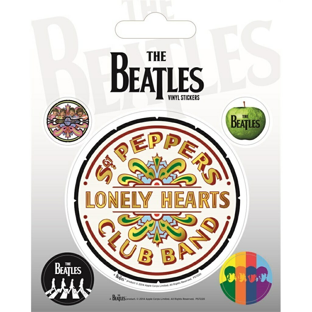 (ザ・ビートルズ) The Beatles オフィシャル商品 ステッカー シール (5枚セット) 【海外通販】