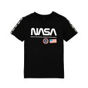 (ナサ) NASA オフィシャル商品 キッズ・子供 ロゴ T