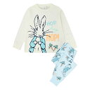(ピーターラビット) Peter Rabbit オフィシャル商品 キッズ・子供ボーイズ Hop パジャマ プリント 長袖 上下セット 【海外通販】