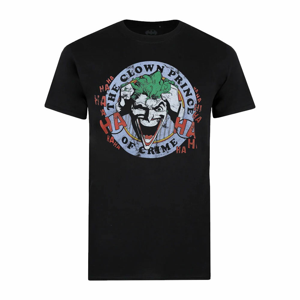 (バットマン) Batman オフィシャル商品 メンズ The Joker Tシャツ エンブレム 半袖 トップス 【海外通販】