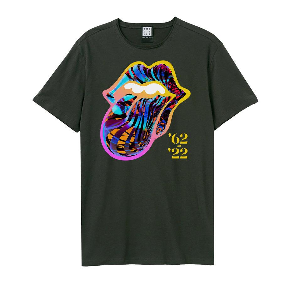 (アンプリファイド) Amplified オフィシャル商品 ユニセックス ローリング・ストーンズ Tシャツ Sixty Tongue 半袖 カットソー トップス 【海外通販】