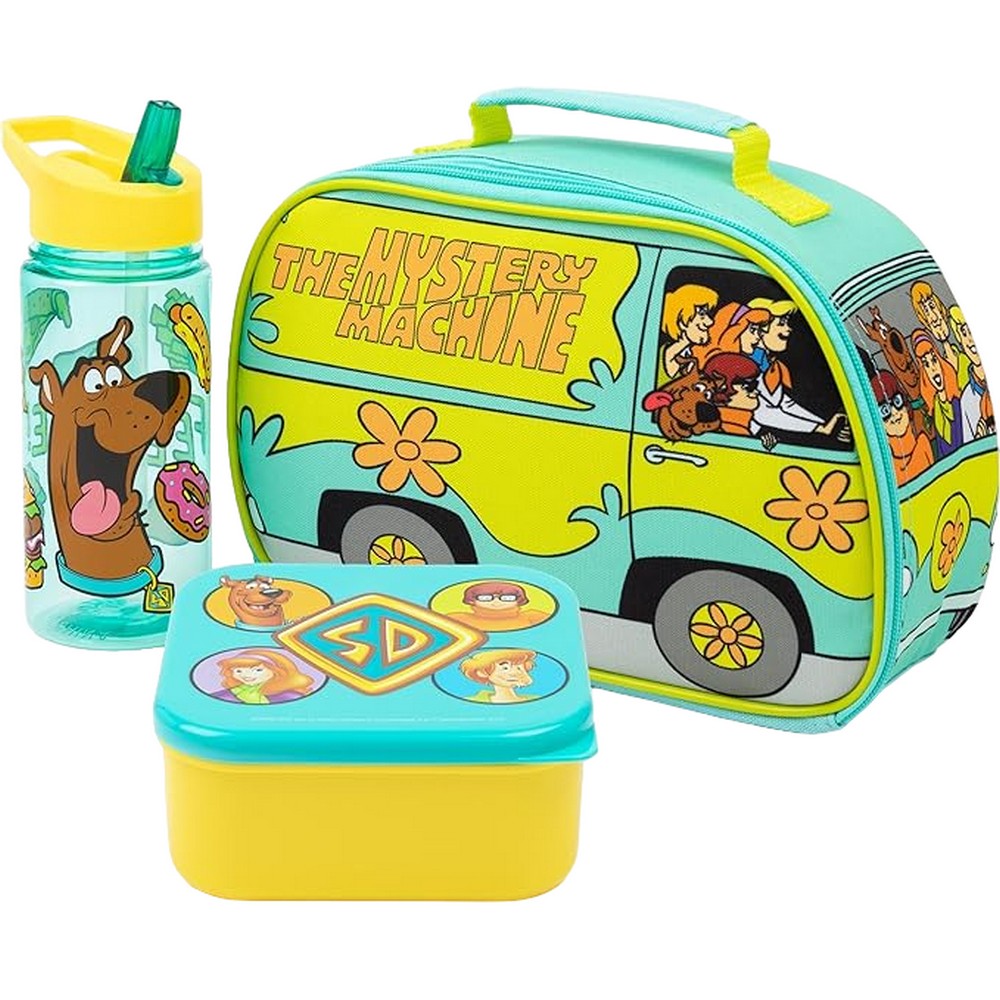(スクービー・ドゥー) Scooby Doo オフィシャル商品 ミステリーマシーン ランチバッグ お弁当入れ かばん セット 