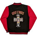 (ガンズ・アンド・ローゼズ) Guns N Roses オフィシャル商品 ユニセックス Appetite For Destruction ジャケット バーシティージャケット 長袖 アウター 