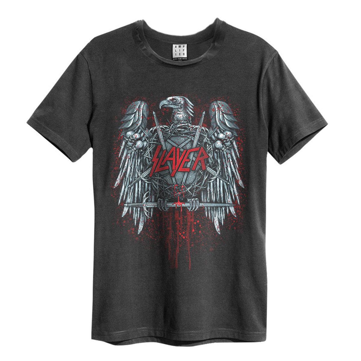 (アンプリファイド) Amplified オフィシャル商品 ユニセックス スレイヤー Tシャツ Metal Eagle 半袖 カットソー トップス 【海外通販】