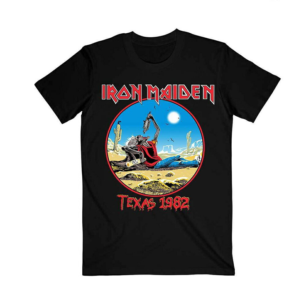 (アイアン・メイデン) Iron Maiden オフィシャル商品 ユニセックス The Beast Tames Texas Tシャツ 半袖 トップス 【海外通販】