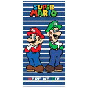 (スーパーマリオ) Super Mario オフィシャル商品 キッズ・子供用 ビーチタオル バスタオル 【海外通販】