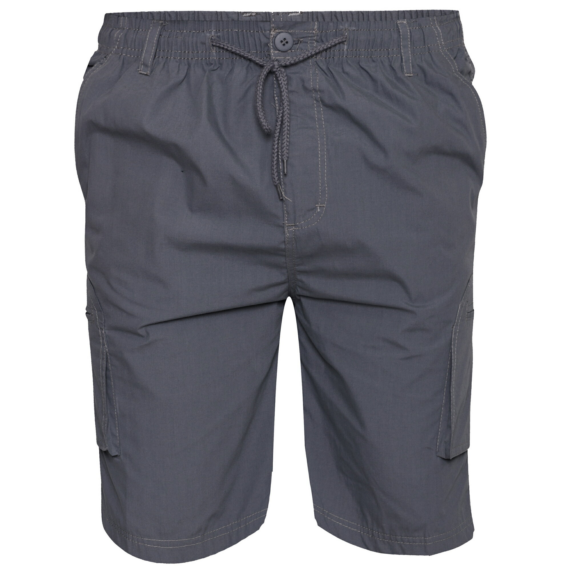 Cotton Pants - (デューク) Duke メンズ Nick D555 ゴム入りウエスト カーゴショーツ 半ズボン ショートパンツ 【海外通販】
