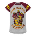 (ハリー・ポッター) Harry Potter オフィシャル商品 子供用 グリフィンドール 紋章 半袖 Tシャツ 女の子 【海外通販】