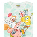 (スポンジ ボブ) SpongeBob SquarePants オフィシャル商品 キッズ 子供 ガールズ フロントタイ Tシャツ 半袖 トップス カットソー 【海外通販】