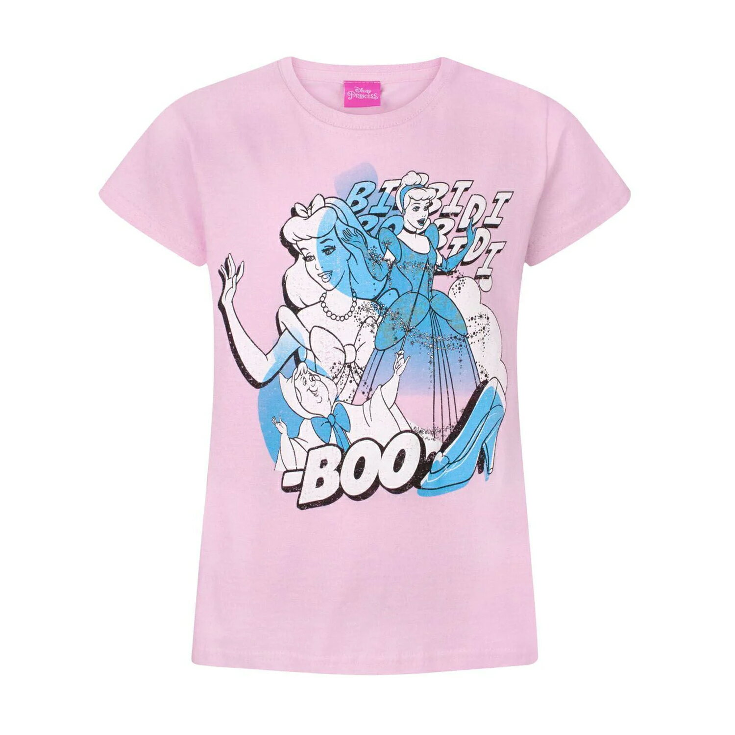 (ディズニー) Disney オフィシャル商品 キッズ・子供 ガールズ Bibbidy Bobbidy Boo Tシャツ シンデレラ 半袖 トップス 【海外通販】
