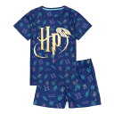 (ハリー・ポッター) Harry Potter オフィシャル商品 キッズ・子供 パジャマ 半袖 半ズボン 上下セット 【海外通販】