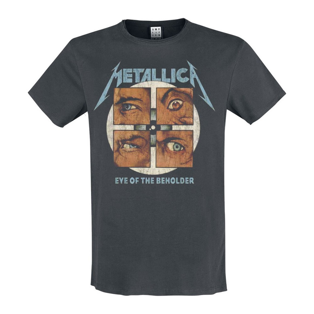 (アンプリファイド) Amplified オフィシャル商品 ユニセックス Metallica Tシャツ Eye of the Beholder 半袖 カットソー トップス 