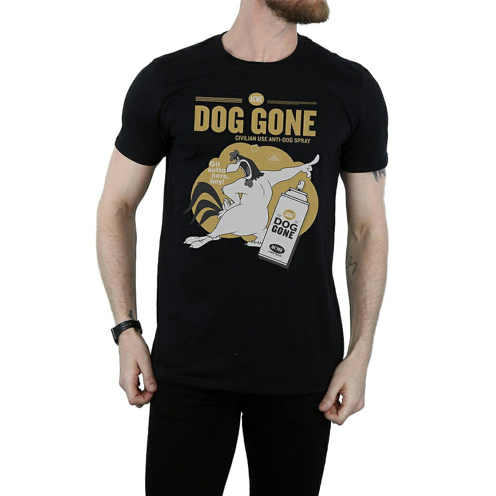 (ルーニー・テューンズ) Looney Tunes オフィシャル商品 メンズ Dog Gone フォグホーン・レグホーン Tシャツ コットン 半袖 トップス 