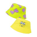 (スポンジ・ボブ) SpongeBob SquarePants オフィシャル商品 キッズ・子供 リバーシブル ハット バケットハット 帽子 【海外通販】