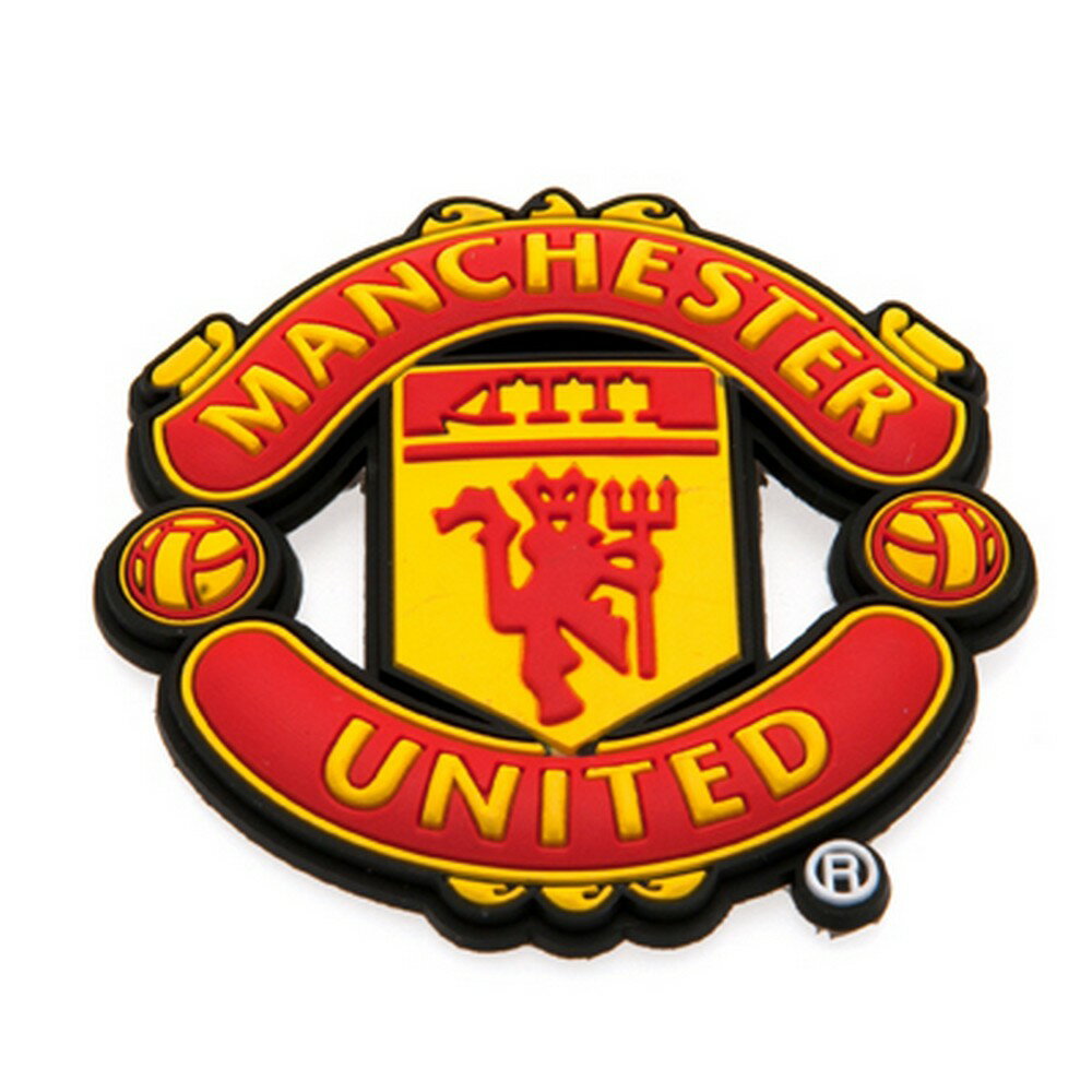 マンチェスター・ユナイテッド フットボールクラブ Manchester United FC オフィシャル商品 ロゴ 冷蔵庫 マグネット 【海外通販】