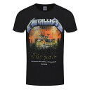 (メタリカ) MeTallica オフィシャル商品 ユニセックス Stockholm ´86 Tシャツ バックプリント 半袖 トップス 