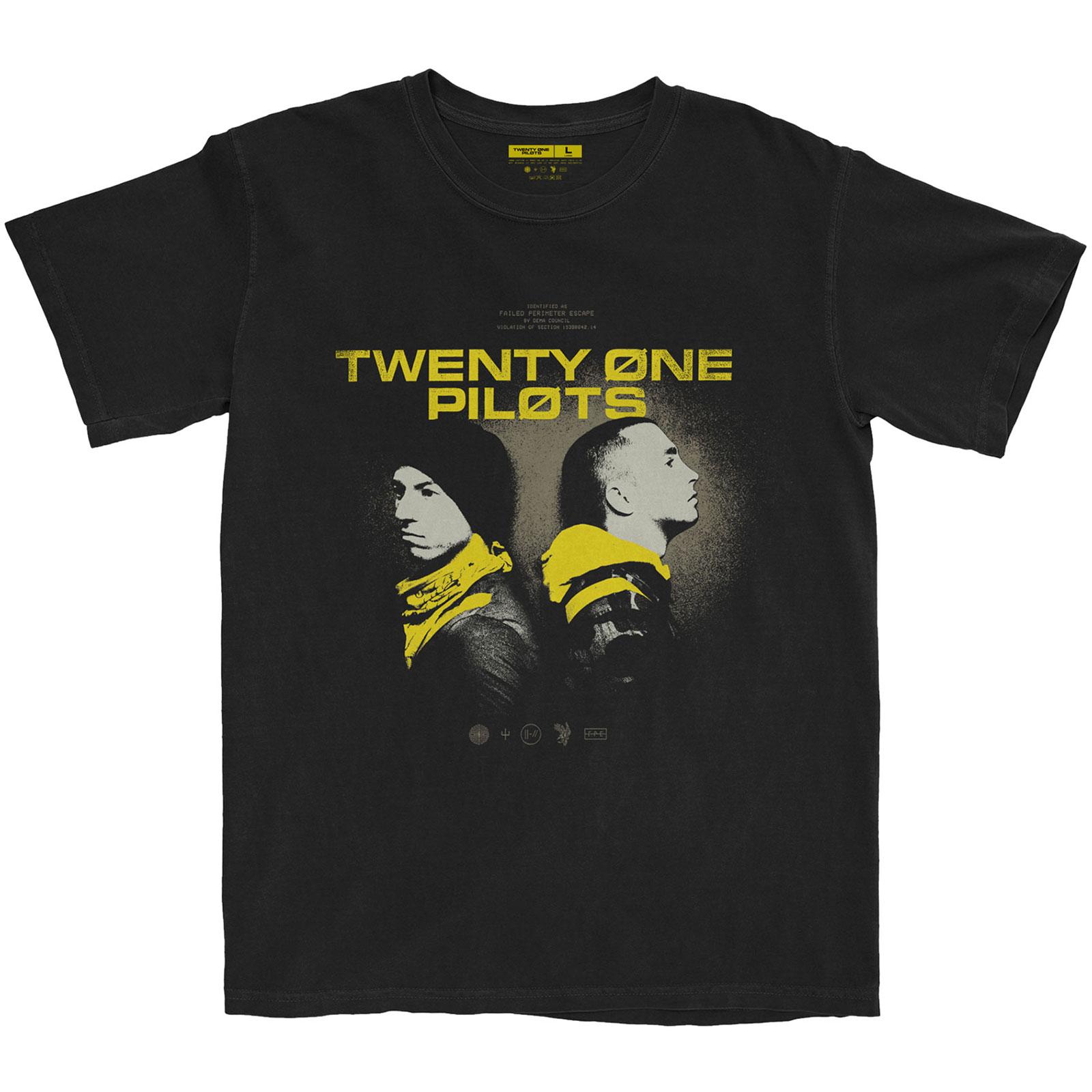 (トゥエンティ・ワン・パイロッツ) twenty one pilots オフィシャル商品 ユニセックス Vintage Block Holiday Tシャツ ディップダイ 半袖 トップス 【海外通販】