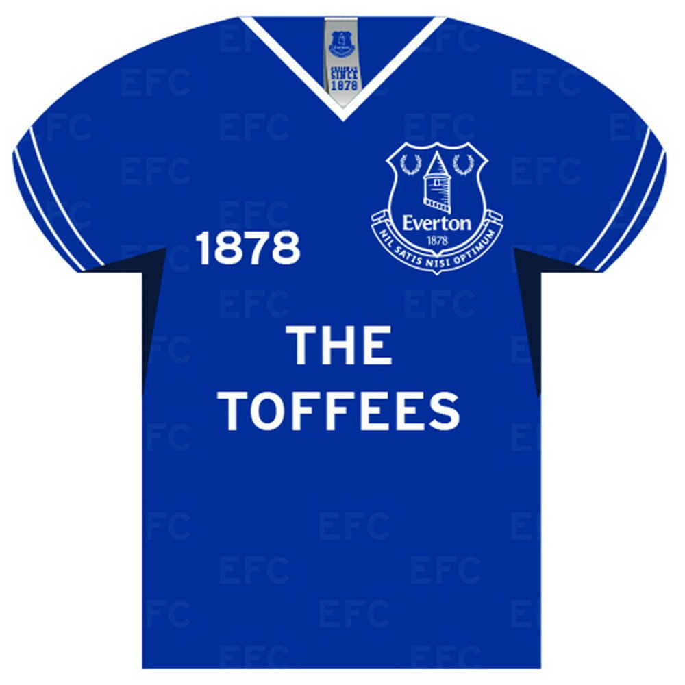 エバートン フットボールクラブ Everton FC オフィシャル商品 サッカーシャツ型 ブリキ看板 