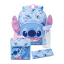(リロ・アンド・スティッチ) Lilo & Stitch オフィシャル商品 3D Ears リュック バックパック かばん セット (4ピース) 【海外通販】