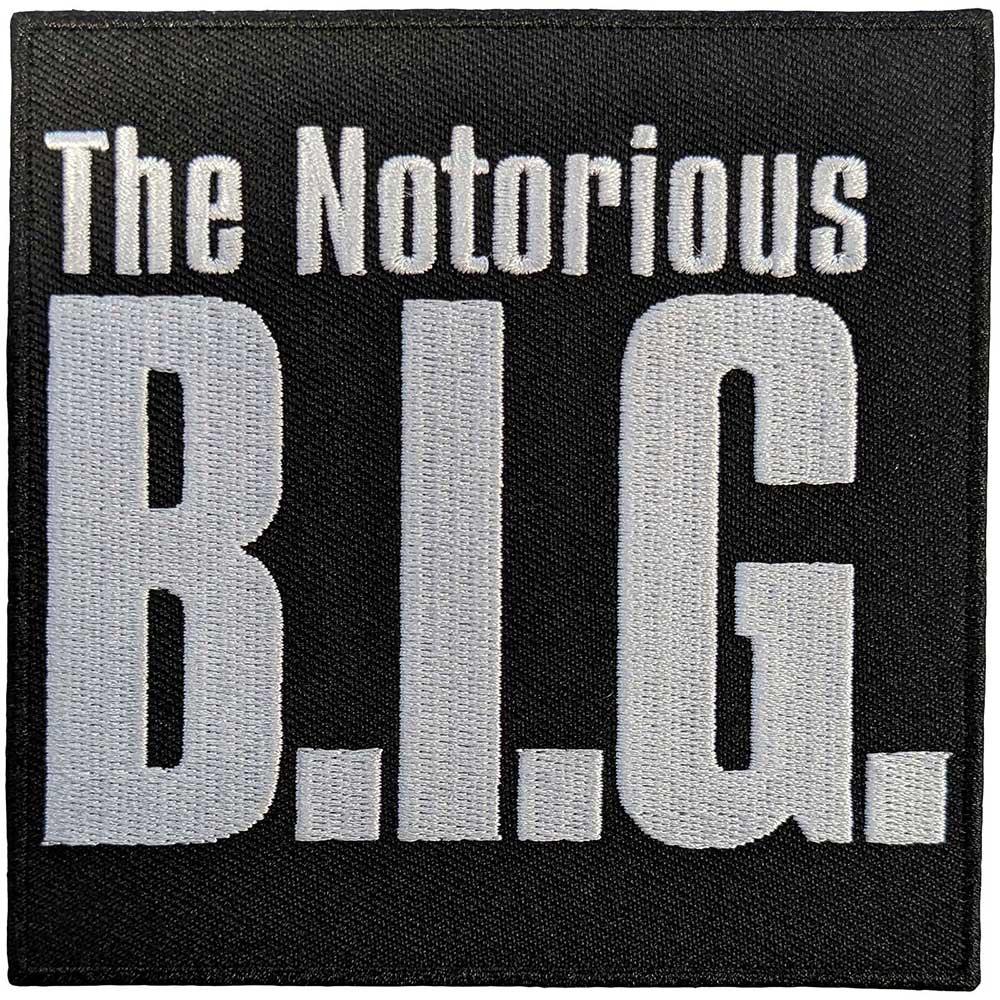 (ビギー・スモールズ) Biggie Smalls オフィシャル商品 The Notorious ワッペン 織地 アイロン装着 パッチ 【海外通販】