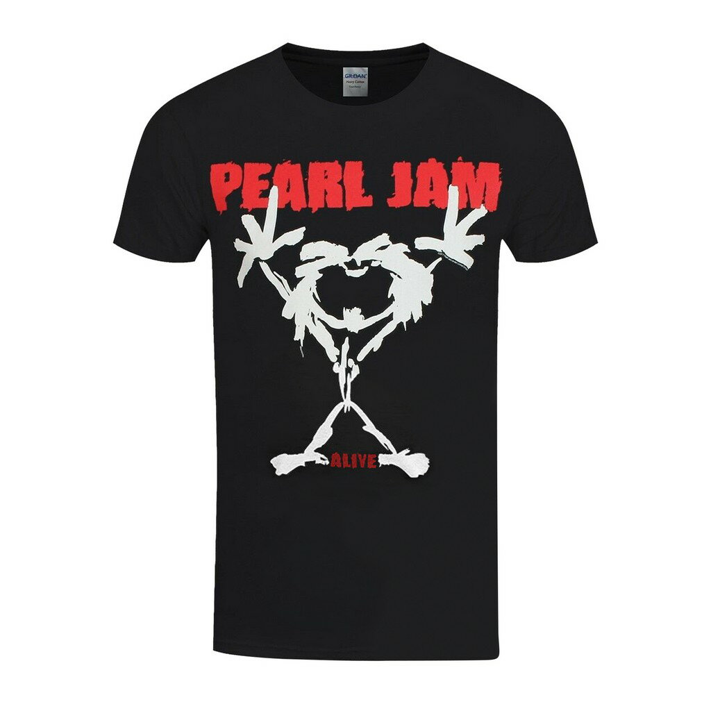 (パール・ジャム) Pearl Jam オフィシャル商品 ユニセックス Stickman Tシャツ 半袖 トップス 